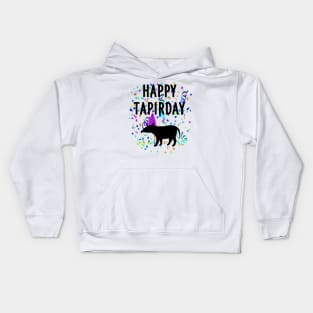 tapirday April 27th Tapir Day Zoo zodiac sign Kids Hoodie